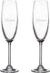 Cuisivin - 7.5 oz Groom & Groom Champagne Flute Glasses, Pack of 2 - 8465G