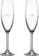 Cuisivin - 7.5 oz Mr. & Mrs. Champagne Flute Glass, Pack of 2 - 8465MM