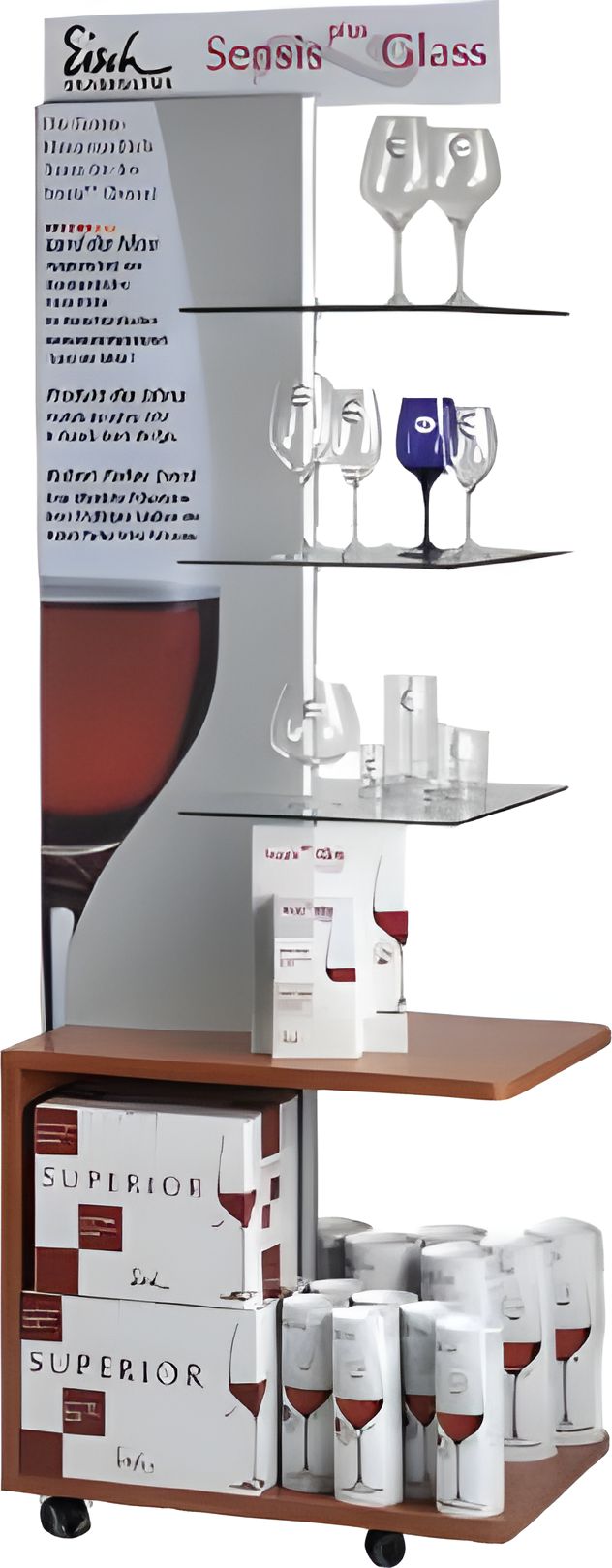Cuisivin - 80" Floor Display Shelf Only - 95930007