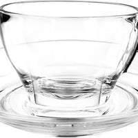 Cuisivin - 9 oz Caffe Latte, Pack of 2 Cups & 2 Saucers - 8703