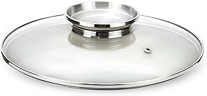 Cuisivin - 9.5" Aroma Glass Lid With Stainless Steel Knob (24 cm) - PEN 9364