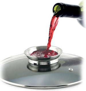 Cuisivin - Aroma Glass Lid With Stainless Steel Knob (28 cm) - PEN 9366