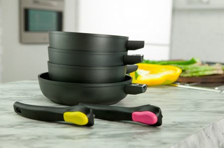 Cuisivin - Black Turquoise Detachable Pan Lever - CAM HPP TRQ