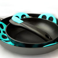 Cuisivin - Black Turquoise Detachable Pan Lever - CAM HPP TRQ