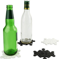Cuisivin - Black/White Puzzle Coaster, Pack of 4 - 3310BW