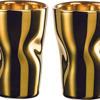 Cuisivin - Eisch 3.38 Oz Unik Gold Espresso Glass, Pack of 2 - 132.8