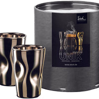 Cuisivin - Eisch 3.38 Oz Unik Platinum Espresso Glass, Pack of 2 - 132.9
