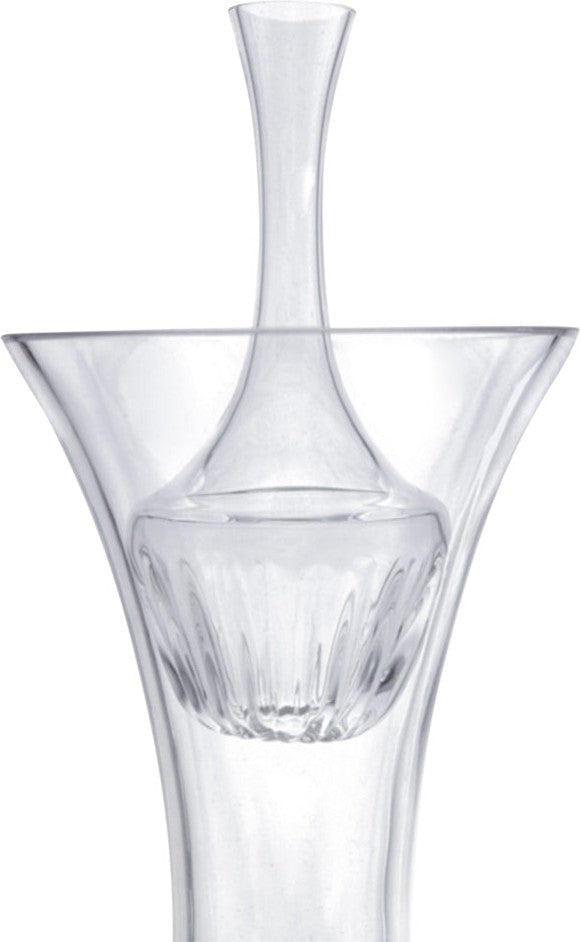 Carafe à Décanter Eisch Wood Edition - Cristal Sur Socle Bois, 26 Cm, Neuve