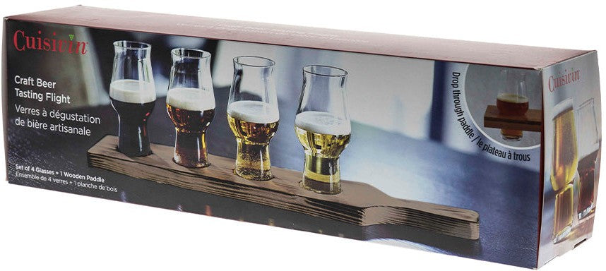 Cuisivin - Masterbrew 6.6 Oz Beer Taster Flight Set - 8607
