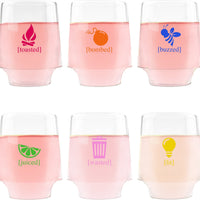 Cuisivin - Patioware 14.5 oz Buzzed Wine Glass, Pack of 6 - 8451BZ