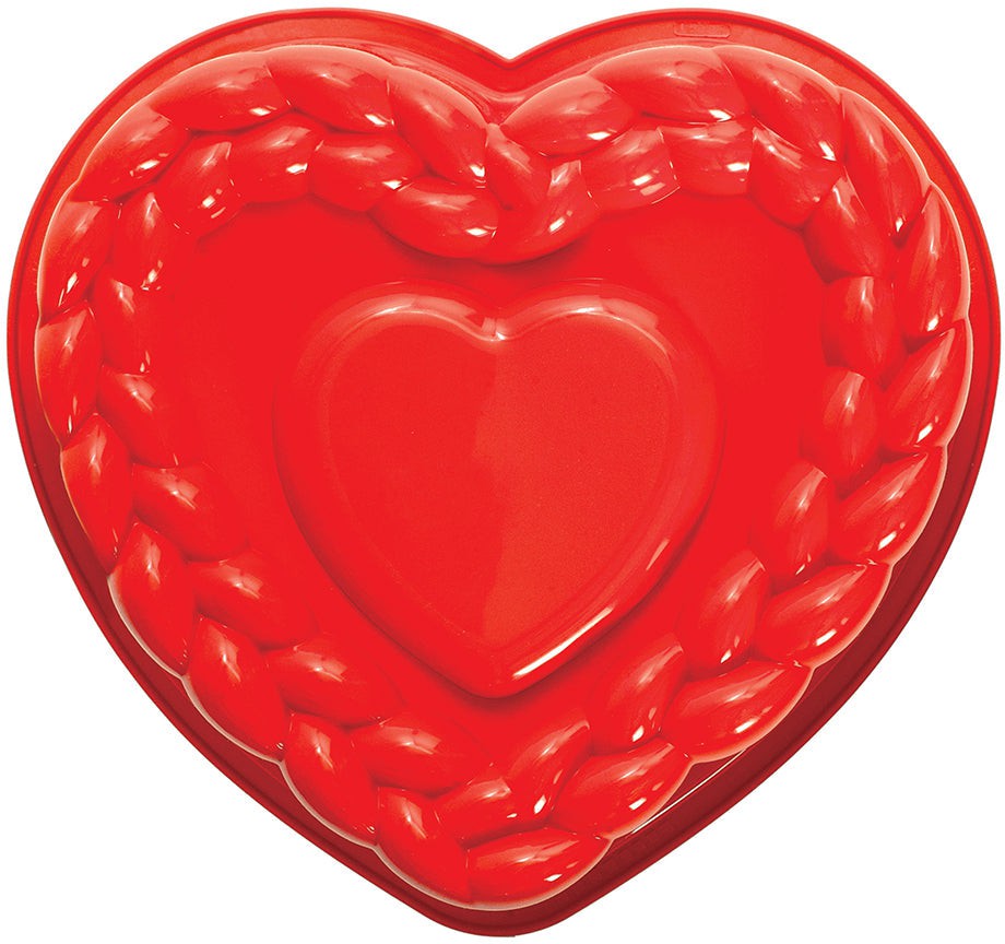 Cuisivin - Pavoni Braid Heart Cake Mould - FRT 184RSA