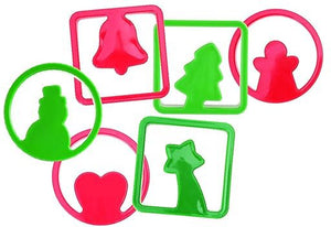 Cuisivin - Pavoni Christmas Cookie Cutters, Pack of 12 - CHRISTMASCOOKIES