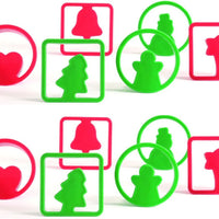 Cuisivin - Pavoni Christmas Cookie Cutters, Pack of 12 - CHRISTMASCOOKIES