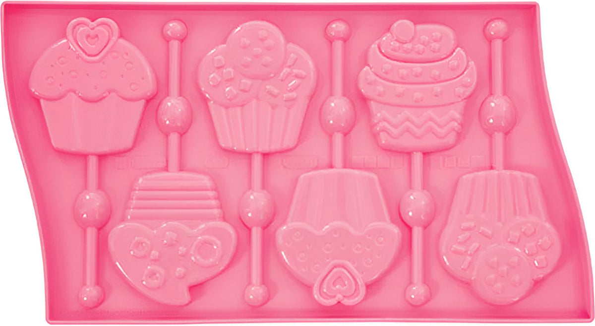 Cuisivin - Pavoni Lollipop Cupcakes Mould - LP01ROS