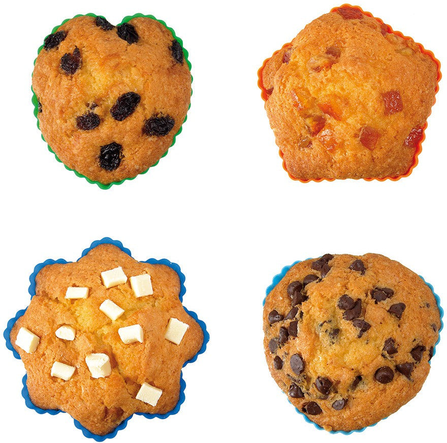 Cuisivin - Pavoni Muffin Liners Assorted Shaped, Pack of 6 - FRMSETPAV