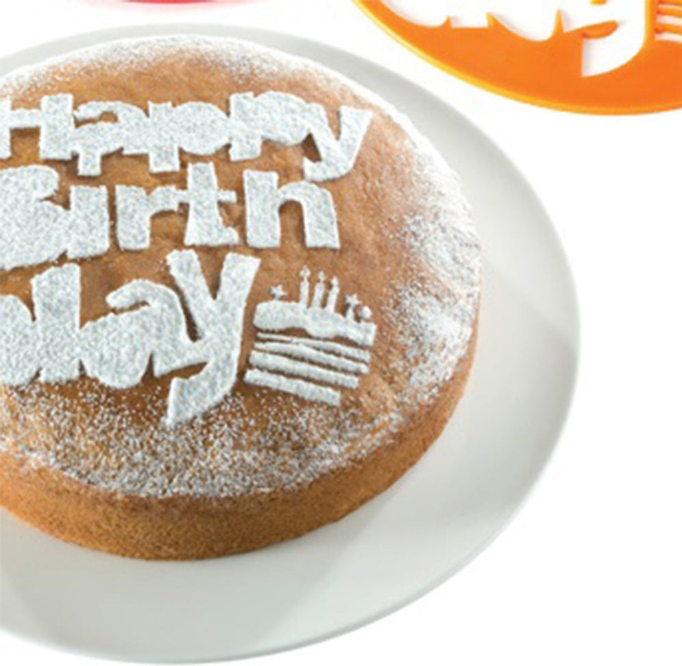 Cuisivin - Pavoni Stencil Birthday & Christmas - SUGARMASKBC