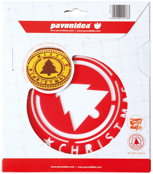 Cuisivin - Pavoni Stencil Birthday & Christmas - SUGARMASKBC