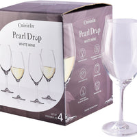 Cuisivin - Pearl Drop 12.75 oz White Wine Glass, Pack of 4 - 8331