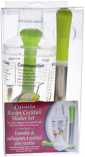 Cuisivin - Recipe Cocktail Shaker Set-Acrylic - 5705