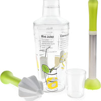Cuisivin - Recipe Cocktail Shaker Set-Acrylic - 5705