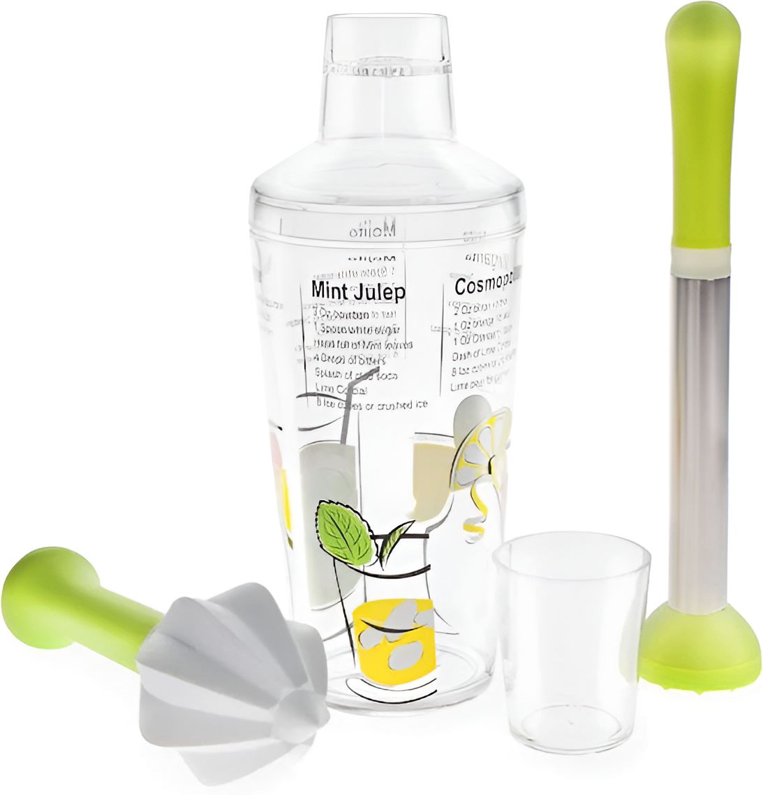 Cuisivin - Recipe Cocktail Shaker Set-Acrylic - 5705