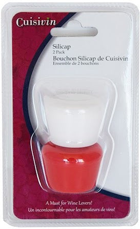 Cuisivin - Red & Whhite Silicap, Pack of 2 - 3311