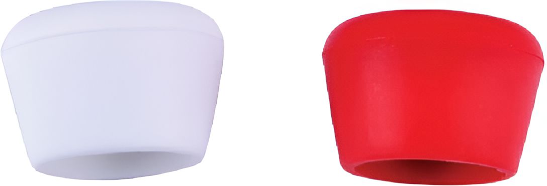Cuisivin - Red & Whhite Silicap, Pack of 2 - 3311