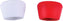 Cuisivin - Red & Whhite Silicap, Pack of 2 - 3311