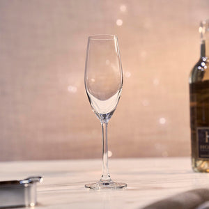 Cuisivin - Santé 7.25 Oz Champagne Flute Glass, Set Of 6 - 8396B