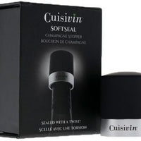 Cuisivin - SoftSeal Champagne Stopper Silver Gift Boxed - 4417
