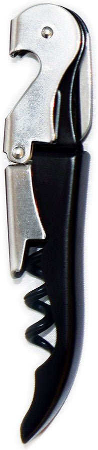 Cuisivin - Stainless Steel Black Blister Double Lever Corkscrew - 4021