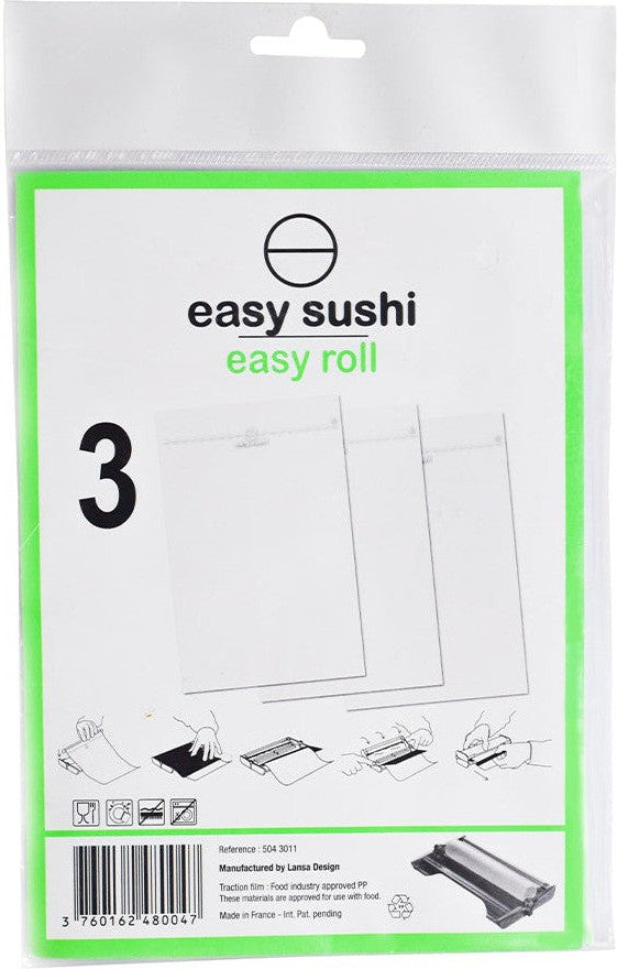 Cuisivin - Sushi Traction Sheet Replacement, Pack of 3 Pack - 8518