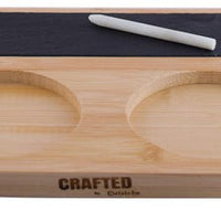 Cuisivin - Tasting Flight Board With Slate and 1 Soap Stone Marker - 3321