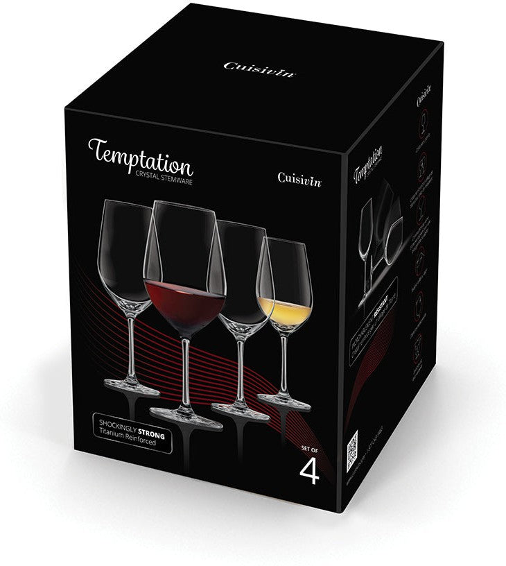 Cuisivin - Temptation Tasting 8.75 oz Riesling Wine Glass, Pack of 6 - 8315