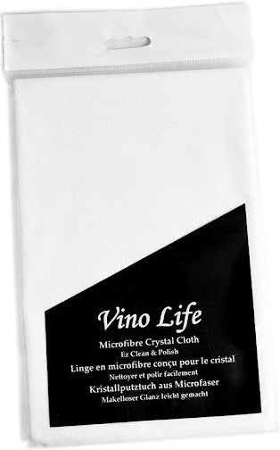 Cuisivin - VinoLife Microfiber Crystal Cleaning Cloth, Pack of 2 Pk - 6405
