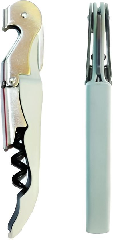 Cuisivin - White Bulk Double Lever Corkscrew - 4028B