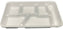 D&W Fine Pack - Envirofoam PS 6 Compartment Lunch Tray, 500/Cs - FT6-500