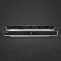 Smeg - 24" Stainless Steel Built-in Dishwasher with Pocket Handle & 2 Racks - DW8601X