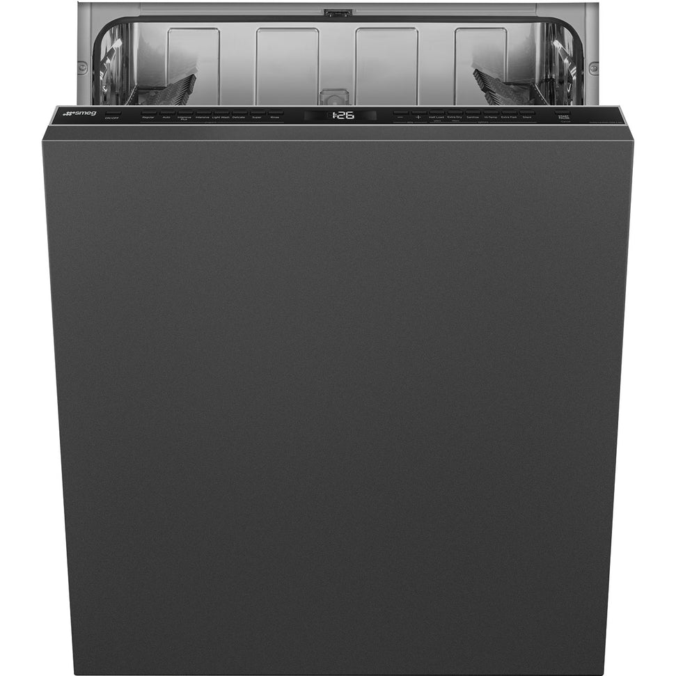 Smeg - 24" Panel Ready Built-in Dishwasher with 2 Racks - DW8601