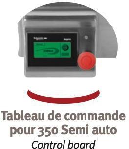 Dadaux - 14" Blade Semi Auto Major Meat Slicer with 0.64 HP Motor - MAJOR350SA