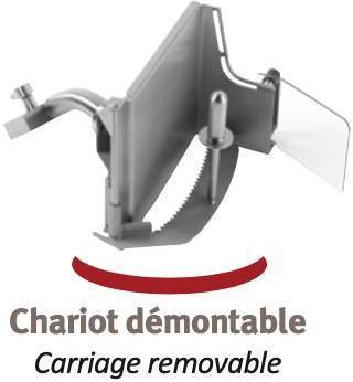 Dadaux - 14" Blade Semi Auto Major Meat Slicer with 0.64 HP Motor - MAJOR350SA