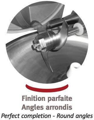 Dadaux - 20 L Stainless Steel Titane 20 Bowl Cutter - TITANE-20