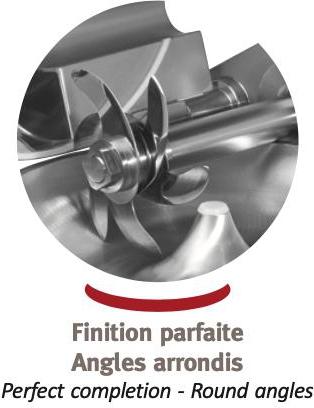 Dadaux - 20 L Stainless Steel Titane 23 Bowl Cutter - TITANE-23