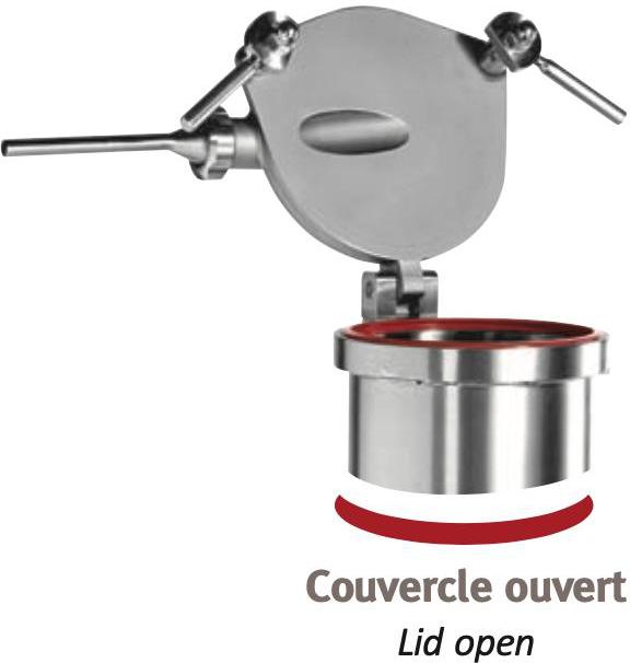 Dadaux - 25 L Stainless Steel Sausage Stuffer (Manual & Hydraulic) - APX25-SPE-110