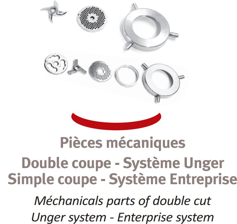 Dadaux - Countertop Meat Mincer (Unger Blade Version) - AHTX98SPE-UNGER