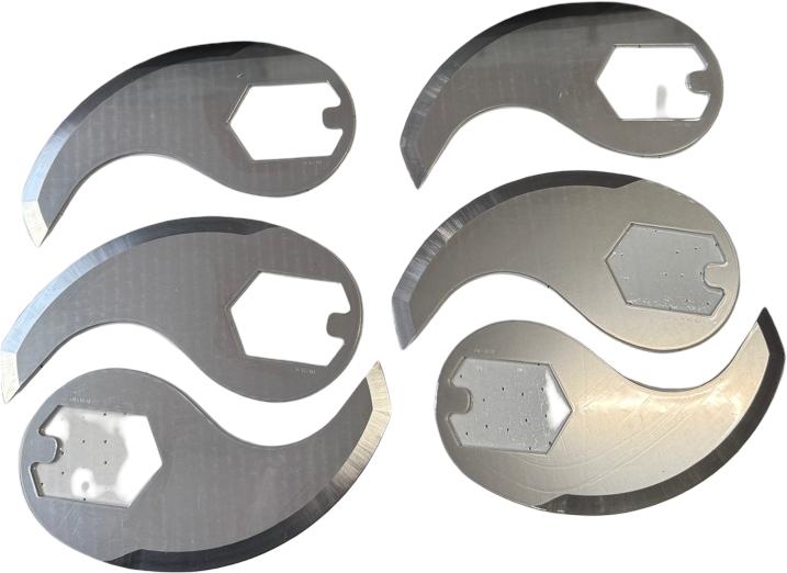 Dadaux - Replacement Blades For TITANE-45-V Bowl Cutter, Pack of 3 - PDA.TIT45-COUT (ETA 4-6 Weeks)