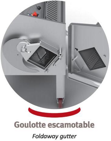 Dadaux - Stainless Steel On Wheels Semi-Sawtooth Chop Cutter - ICONE-1100