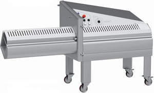 Dadaux - Stainless Steel Semi-Sawtooth Chop Cutter With Electric Conveyor And Band - ICONE1100-CONV-BAND