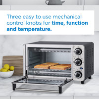 Danby - 0.4 cu.ft. 4 Slice Countertop Toaster Oven in Stainless Steel - DBTO0412BBSS