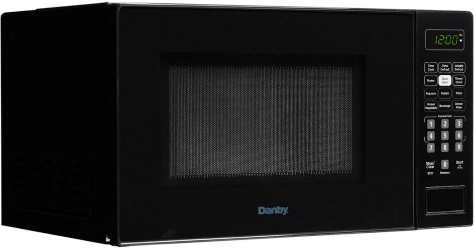 Danby - 0.7 cu.ft. Black Countertop Microwave - DBMW0721BBB